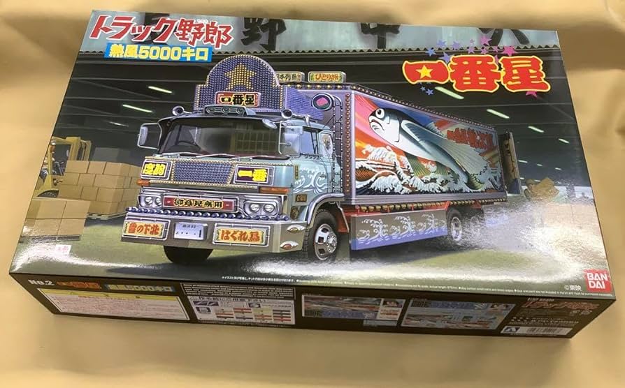 Amazon.co.jp: アオシマ 1/32 トラック野郎 一番星 熱風5000キロ